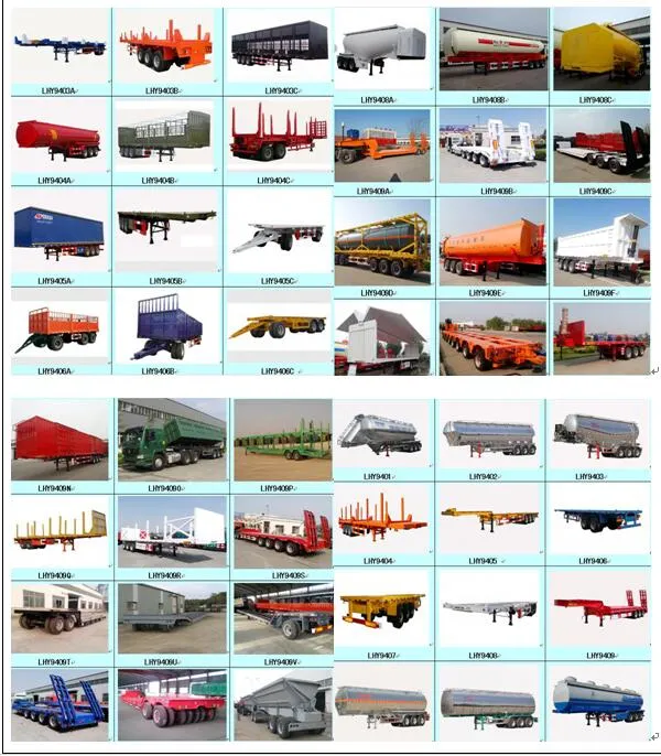 Three Axle 30000L/40000L/50000L Carbon Steel/Stainless Steel/Aluminum Alloy Tank/Tanker Semi Trailer for Oil/Fuel/Diesel/Gasoline/Crude/Water/Milk Transport