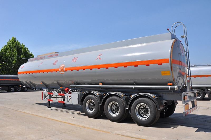 Vehicle Master 3 Axle 55cbm Diesel Fuel Trailer Water Tanker Semi Truck Trailer for Sale