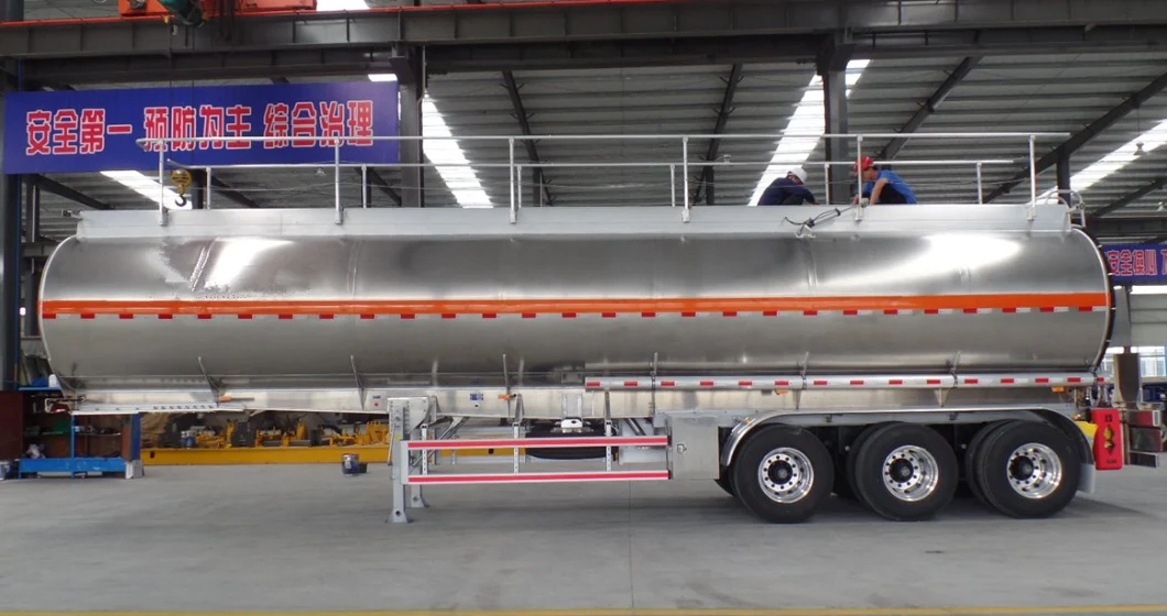 50000 Liters 60000 Liter Oil Tank Truck Trailer Air Suspension Aluminium Alloy Water Tanker Petrol Fuel Tanker Semitrailer