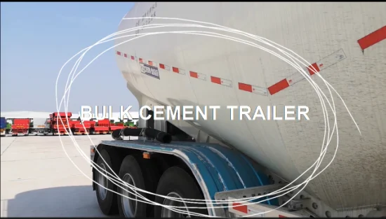 Tri Axle 45 Cubic Special Transportation Bulker Tank Trailers Harina en polvo Granelero Semirremolque para la venta